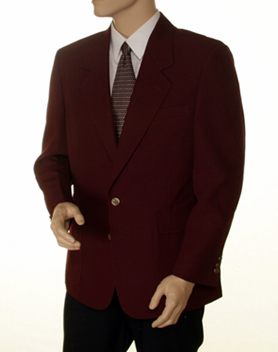 men's burgundy - maroon blazers